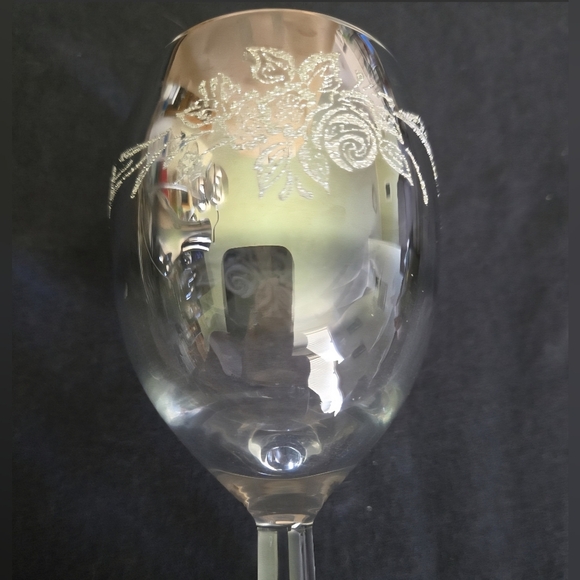 Hollywood Regency Vintage Silver Metallic Wine Set (Carafe, 6 Glasses & Caddy) - Picture 5 of 6